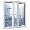 Clear Glass 6mm Powdercoated white Aluminum frame window